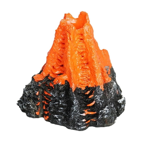 Decorative Resins Volcano Fish Tanks Landscaping Decoration Aquariums Accessory for Natural Underwater Environment
