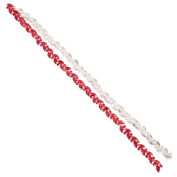 Decorative Rhinestone Trim Delicate DIY Clothes Trim Clothing Embellishment Rhinestone Close Chain