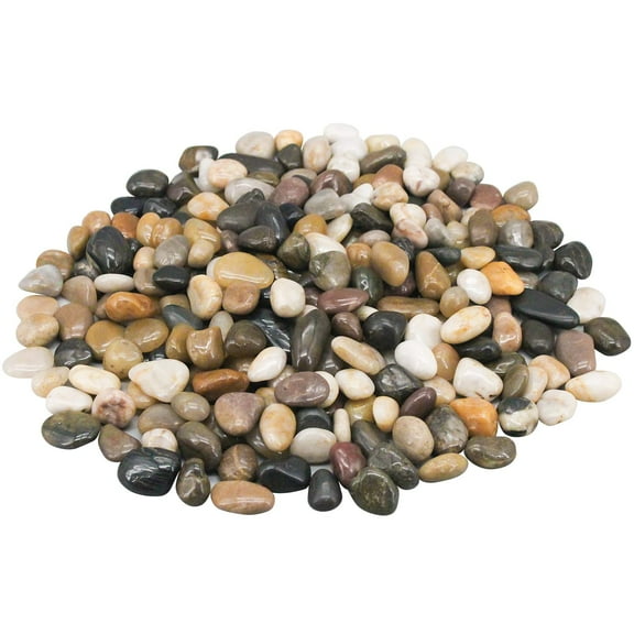 Decorative Rocks for Potted Plants, River Rocks, Decorative Ornamental Pebbles,Garden Landscaping Stones Gravel Filler for Home Decoration Flower Bed Fish Tank Plants Vases Succulents (5 Pounds)