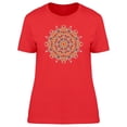 thumbnail image 1 of Decorative Round Ethnic Mandala T-Shirt Women -Image by Shutterstock, Female XX-Large, 1 of 2