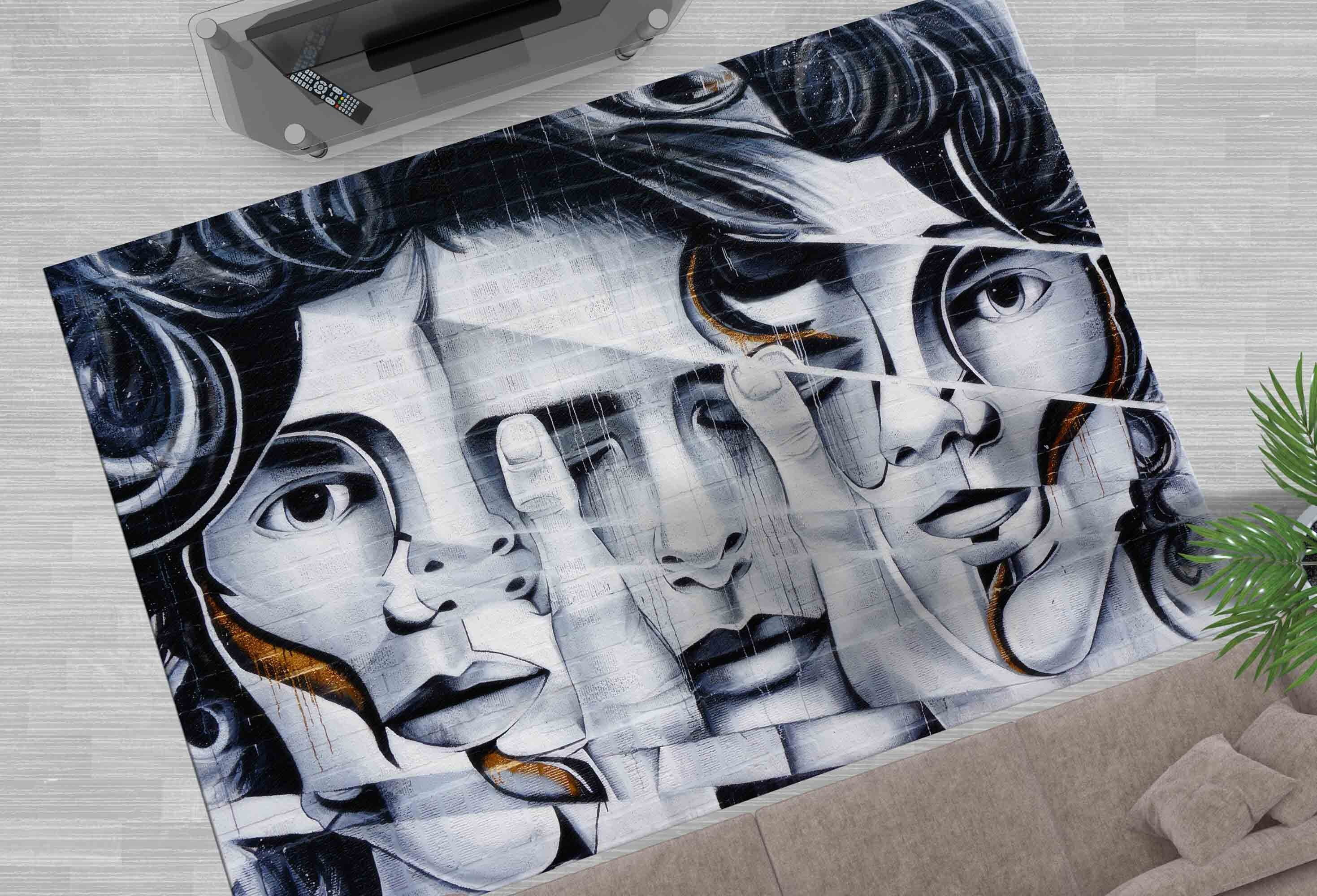 Decorative Rug, Woman Rug, Classic Rug, Graffiti Rugs, Office Rugs ...