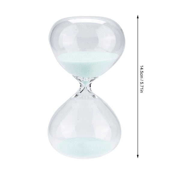 Decorative Sand Timer, 15 Minute Glass Hourglass For Desk, Study, Or Gift, Stylish Functional