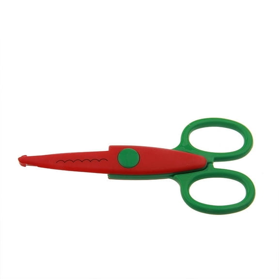 Decorative Scissors Set - Wave Scissors for Paper Cutting - Craft Scissors for DIY Enthusiasts - Safety Scissors for Art Projects, Scrapbooking, Greeting Cards & Classroom - 1 Pack