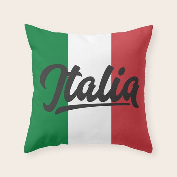 Decorative Script Typography Polyester Velvet Throw Pillow Cover, 2-Sided Print, No Insert