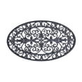 thumbnail image 1 of Decorative Scrollwork Rubber Entry Mat 18 x 30 in. - Oval Shape, 1 of 6