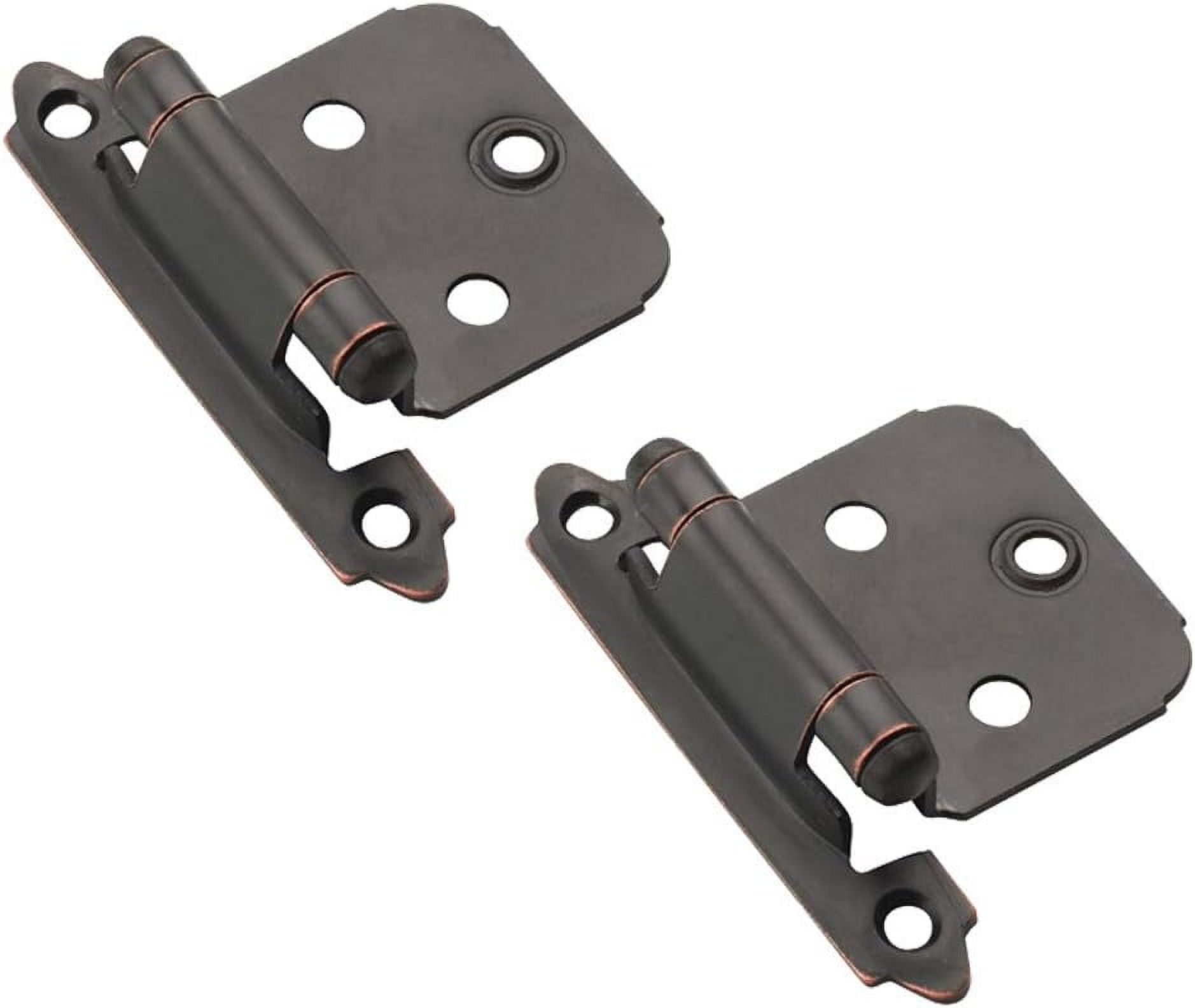 Decorative Self Closing Overlay Door Hinge Oil Rubbed Bronze