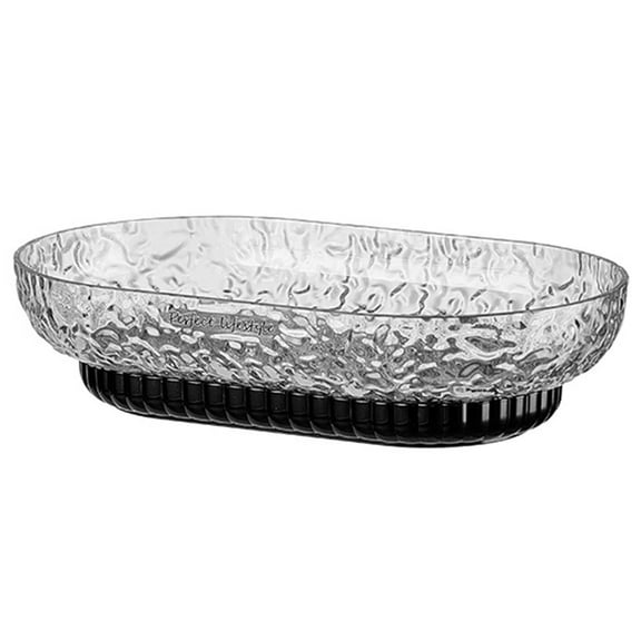 Decorative Serving Tray with Crystal Wooden Multi-Use Display Platter for Fruit Jewelry Cosmetics Organizing and Entertaining(Multicolor),Ccwuwei