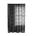 thumbnail image 1 of Decorative Sheer Curtains, Elegant Window Curtains, Light Filtering Semi-Transparent Lace Panels for Home Living Room Bedroom, Romantic Picnic Decor, 55" X 96", 1 of 9