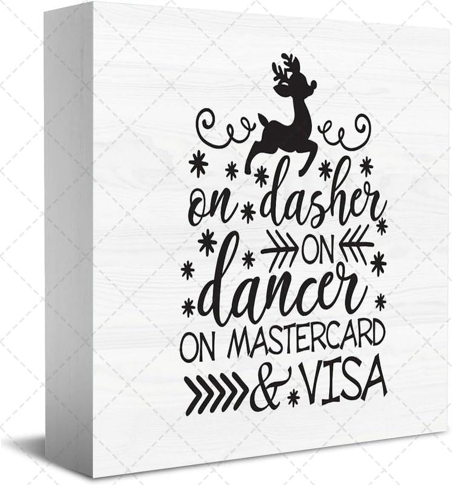 Decorative Sign Of Inspirational Quotes - On Dasher On Dancer On ...