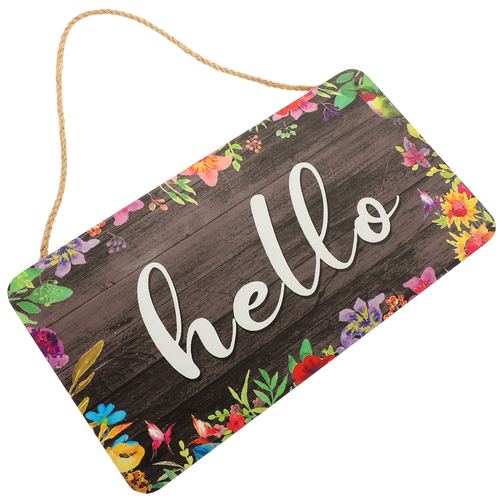 Decorative Signage Home Decor Hello Sign Front Door Decor Hello Door