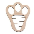 Decorative Signs Easter Bunny Footprint Wood Easter Morning Bunny Feet