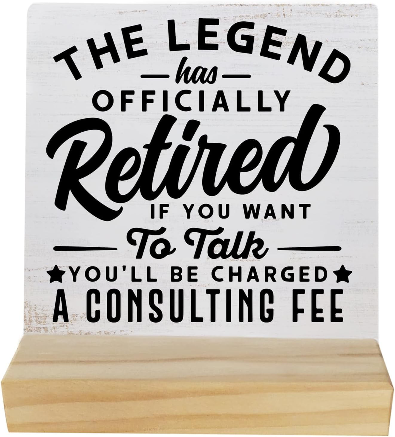 Decorative Signs Funny Retirement Gifts for Women Men, Humorous ...