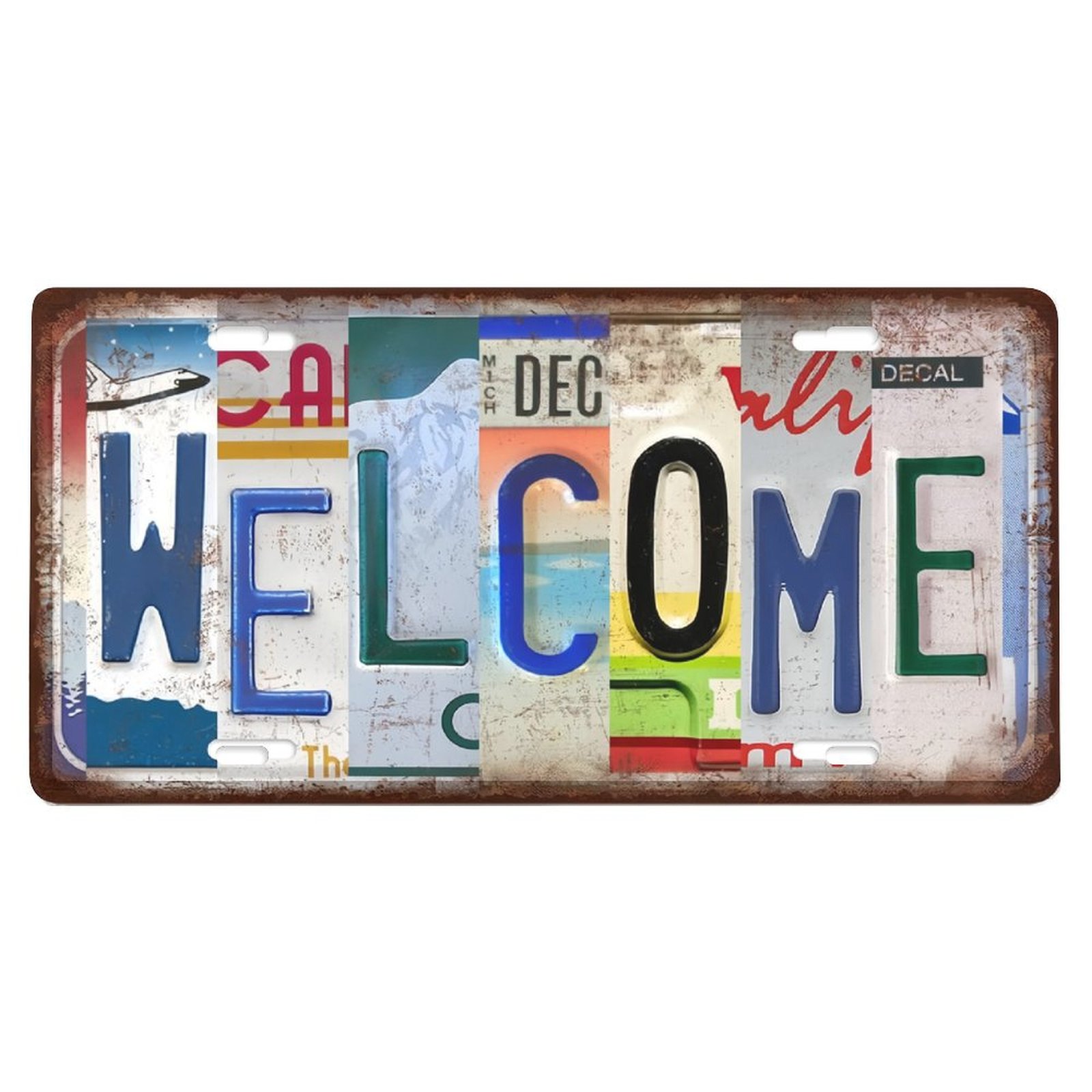 University Of Florida Gators Tin Sign - 12x6 Inch Vintage Style Metal Wall Decor For Man Cave, Bar, Dorm