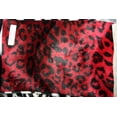 thumbnail image 1 of Decorative Silk Inc. VELBOA FAUX FUR LEOPARD ANIMAL PRINT FABRIC 58"/ 60" BY THE YARD (RED/BLACK), 1 of 1