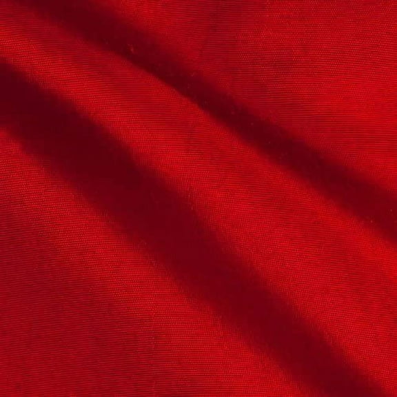 Decorative Silk inc Taffeta Fabric 60" Inch Wide- for Weddings, Decor, Gowns, Sheets, Costumes, Dresses(1 Yard, DK Red)
