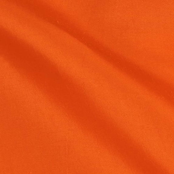 Decorative Silk inc Taffeta Fabric 60" Inch Wide- for Weddings, Decor, Gowns, Sheets, Costumes, Dresses(1 Yard, Orange)
