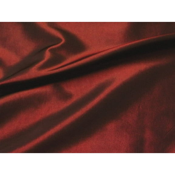 Decorative Silk inc Taffeta Fabric 60" Inch Wide- for Weddings, Decor, Gowns, Sheets, Costumes, Dresses(10 Yard, Burgundy)