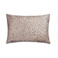 thumbnail image 1 of Decorative Silver 12"x14" (30x35 cm) Lumbar Pillow Cover, Silk Sequins Beaded & Textured Oblong Pillow, Abstract Pattern Modern Style - Silverware, 1 of 2