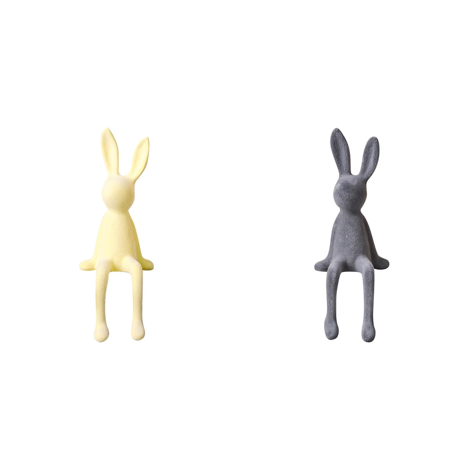 Decorative Sitting Rabbit Easter Rabbit Family Sculpture Showpiece ...