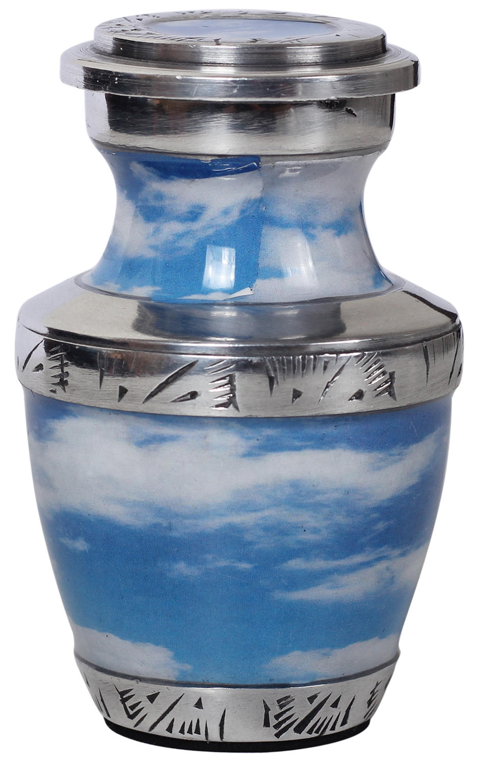 Decorative Small Keepsake Urn - A Lovely Sharing Tokens to Remember Your Loved One - Mini Urns for Human Ashes - Cremation Cloud Urns - Memorial for Funeral