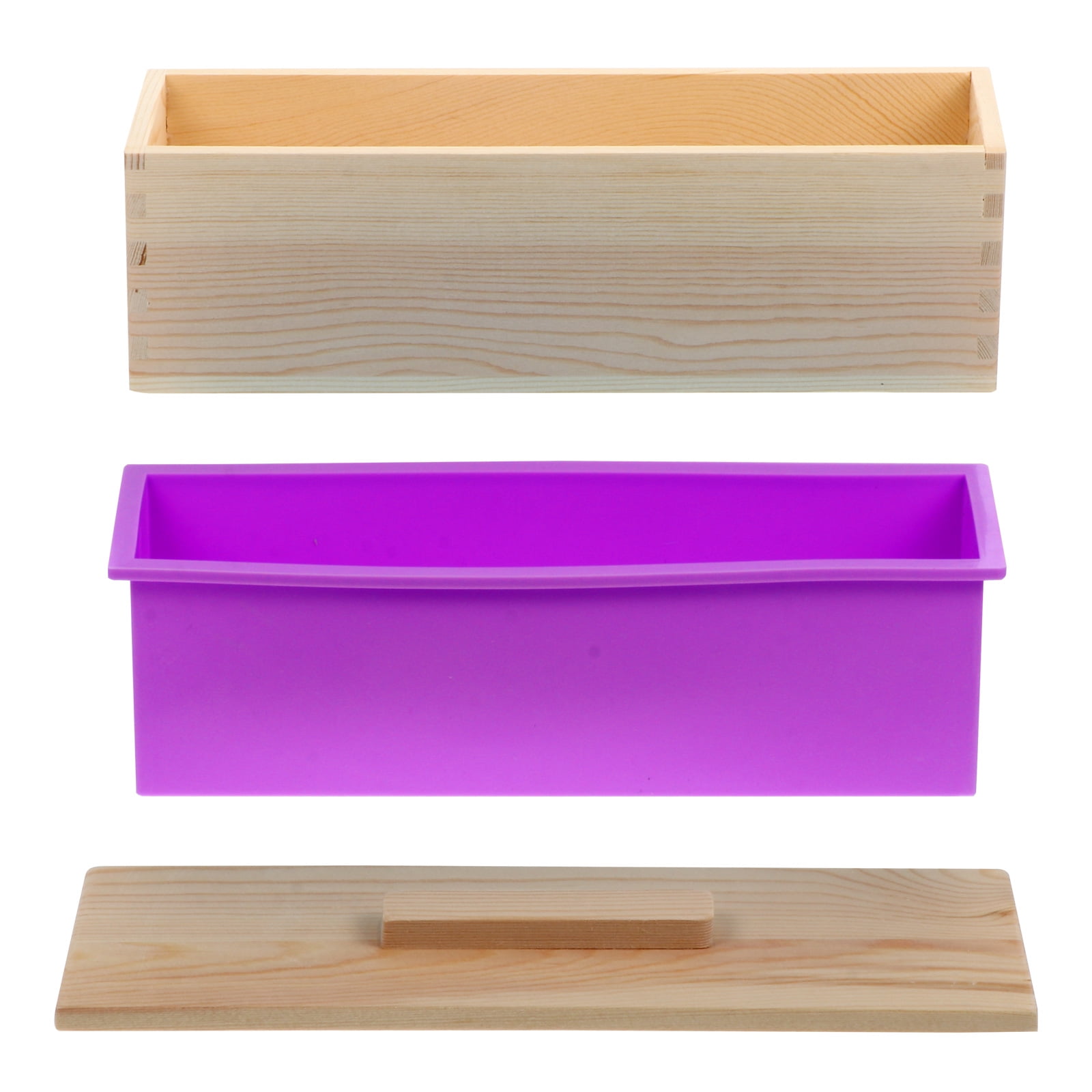 Decorative Soaps Craft Soap Soap Mold Soap Making Molds and Cutters 28X9X9.5CM Purple