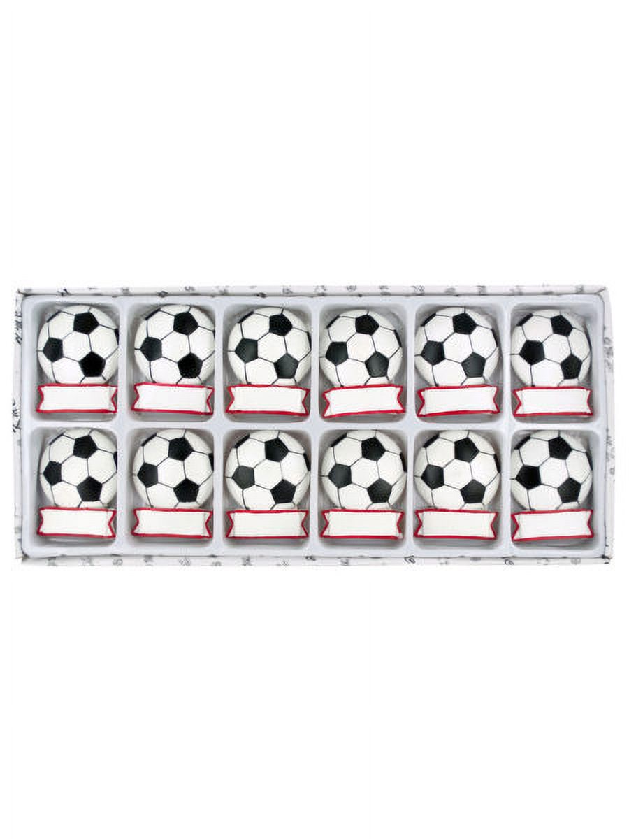 Decorative Soccer Ball Set, 12 Count