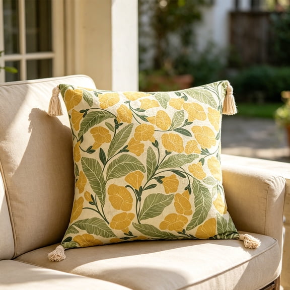 Decorative Sofa Cushion Covers Printed Back Pillow Cases Soft Breathable Fabric Washable Throw Pillow Covers Stylish Home Decor for Couch Living Space