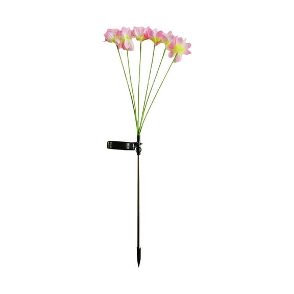 Decorative Solar Lights Outdoor Garden, 29.5 Inch Solar Zinnia Blossoms Tree Branch Lights, Fireflies Led Stake Lights for Patio Ground