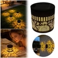 thumbnail image 1 of Decorative Solar Mandala Lights, Metal Solar Powered Outdoor Deck Step Wall Lights, Mandala Theme Waterproof Fence Light for Garden Post Patio Backyard Yard Decor, 1 of 7