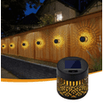 thumbnail image 1 of Decorative Solar Mandala Lights, Solar Mandala Lights Outdoor, Metal Solar Powered Outdoor Deck Step Wall Lights, Mandala Theme Waterproof Fence Light for Garden Patio Backyard Yard Warm Colors-1PC, 1 of 6