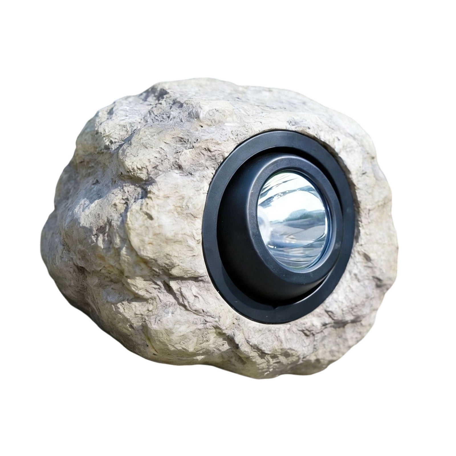Decorative Solar Operated Stone Light Landscape Lighting Resin Plastic ...