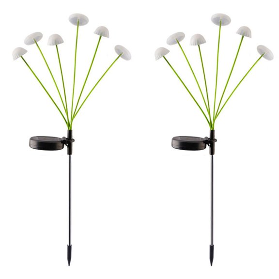 Decorative Solar Walkway Light Mushroom Shape Trail Light for Lawn and Driveway with Soft Glows and Easy Installation