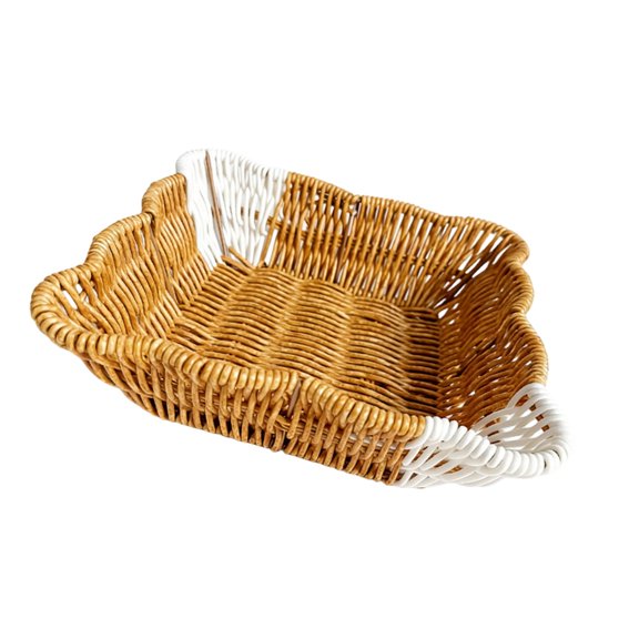 Decorative Split Design Candy Dish Suitable For Kitchen Dining Room Or Outdoor Picnics Safe Plastic Materials