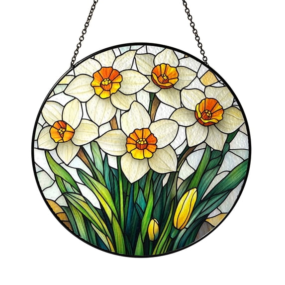 Decorative Spring Flower Glass Suncatcher2601 - Walmart.com