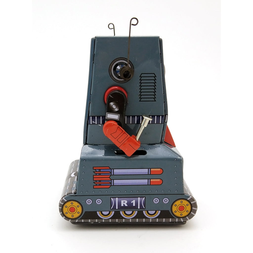 Decorative Spring Robot Figurine Wind Up Toy Statue Robot Retro ...