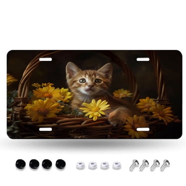 Chrome License Plate Frame – 'I Heart My Dachshunds' Dog Lover Auto Accessory