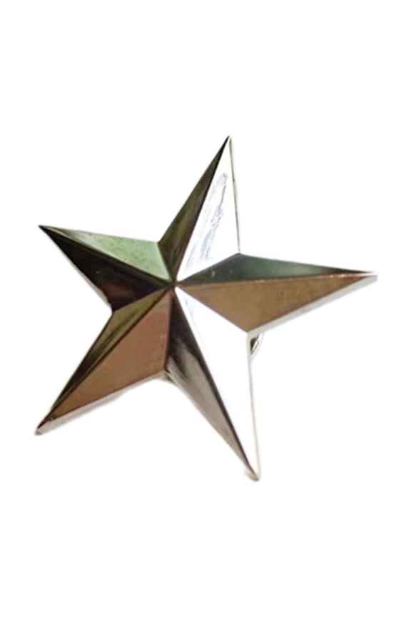 Decorative Star Shape Badge Pin Metal Five Pointed Star Badge for Jackets and Backpacks Unisex Costume Decoration