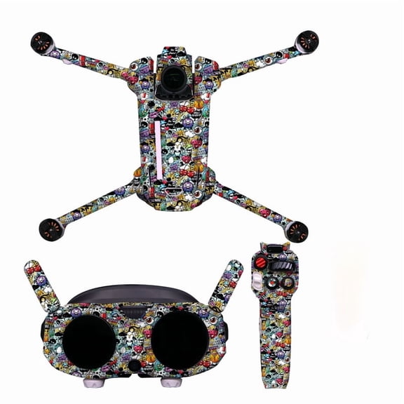 Decorative Sticker Kit for Antigravity A1,Waterproof Skin Sticker Decal DIY Accessory for Antigravity A1 Drone and Controlle,Anti-Scratch Protective Film for Antigravity A1 Accessories