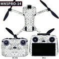 thumbnail image 1 of Decorative Sticker Kit for DJI mini 5pro and RC-N3 RC2 Controller,Waterproof Skin Sticker Decal DIY Accessory for DJI mini 5pro Drone,Anti-Scratch Protective Film, 1 of 11