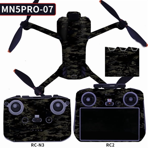 Decorative Sticker Kit for DJI Mini 5 Pro, Waterproof Skin Decal for ...
