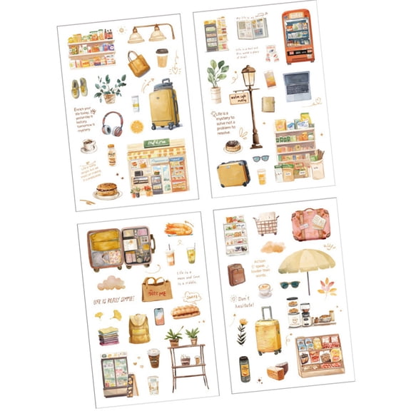 Decorative Sticker Scrapbooking Sticker Bullets Journals Stickers for Planner Journal Notebook Diys Crafts Laptops