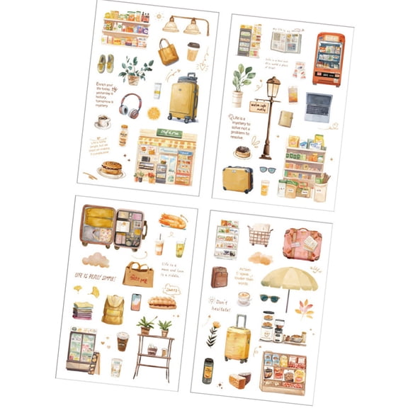 Decorative Sticker Scrapbooking Sticker Bullets Journals Stickers for Planner Journal Notebook Diys Crafts Laptops