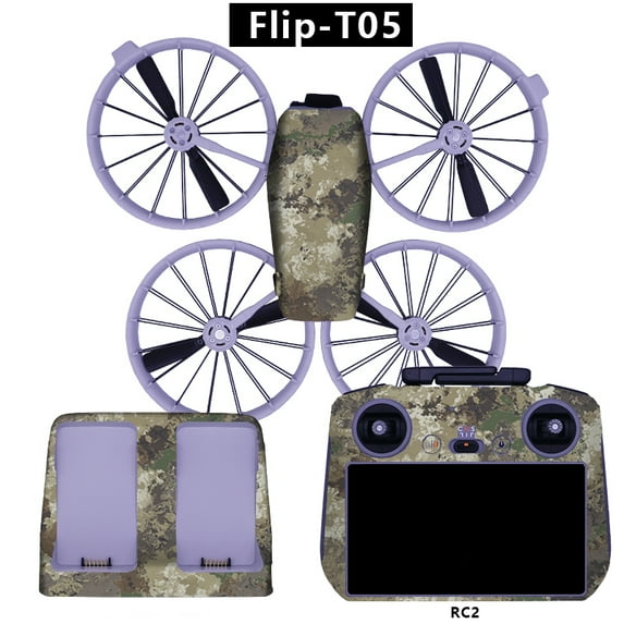 Decorative Sticker Skin Decal Kit for DJI flip,Waterproof Skin Sticker Decal DIY Accessory for DJI flip Drone,Anti-Scratch Protective Film