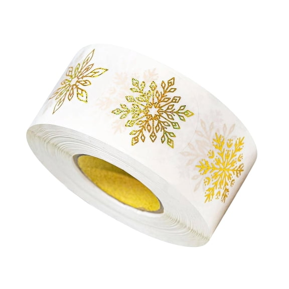 Decorative Sticker Snowflake Sticker Envelope Seals for Christmas Decoration