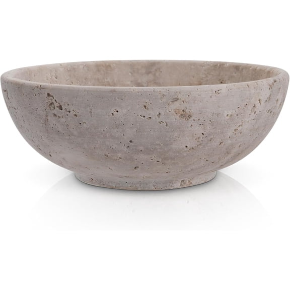 Decorative Stone Bowl 8" + Special Offer + Jewelry, Potpourri, or Catch-All Organizer + Family-Friendly
