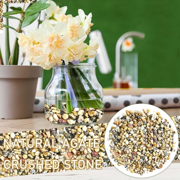 Decorative Stones for Ornamental Polished River Rocks 100g Ideal for Aquarium Gravel Potted Succulents Bonsai Terrarium Fairy Garden DIY Projects, 100 g, Beige