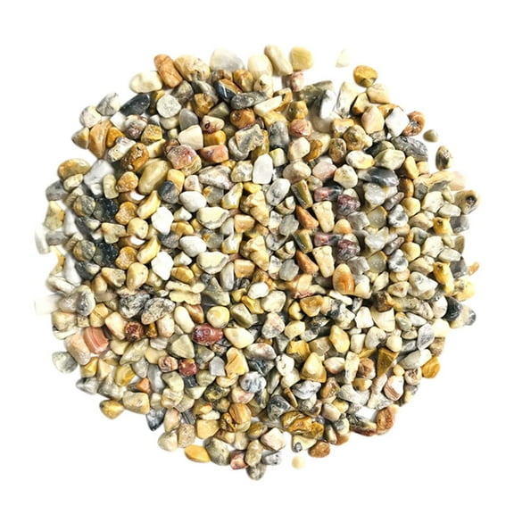 Decorative Stones,Small Stones Polished River Rocks for Ornamental Plants Aquarium Gravel Stones for Potted Plants Succulents Bonsai Terrarium Fairy Garden DIY Project 100g(H)