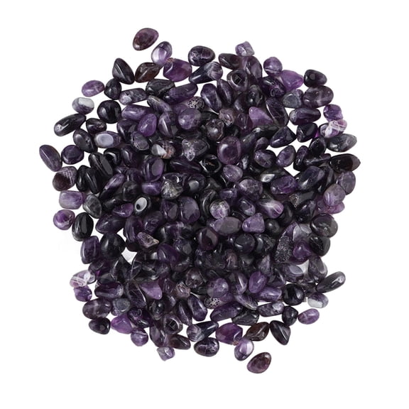 Decorative Stones for Aquarium and Garden – Natural Mixed Quartz Gravel Rocks 100g 5–7mm for Terrariums Tanks and Craft Projects, 100 g, Purple2