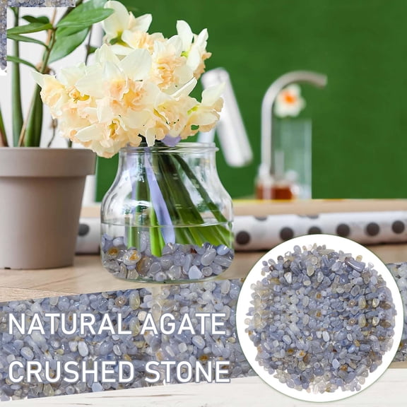 Decorative Stones for Display Small Green Polished River Rocks for Ornamental Bonsai Terrarium Fairy Garden DIY Projects 100g, 100 g, Blue