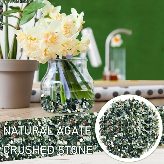 Decorative Stones for Display Small Green Polished River Rocks for Ornamental Bonsai Terrarium Fairy Garden DIY Projects 100g, 100 g, Green